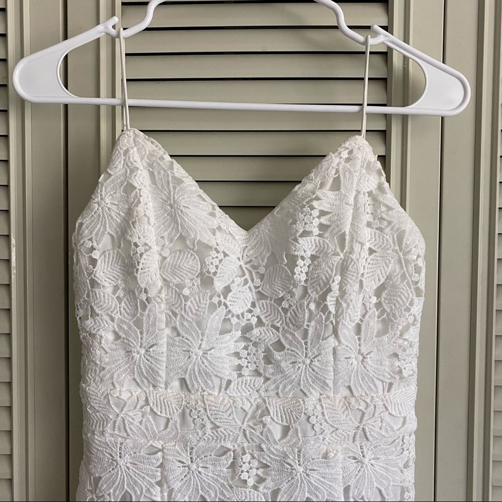 White Lace Midi Dress - Soprano from Nordstrom - Picture 3 of 5